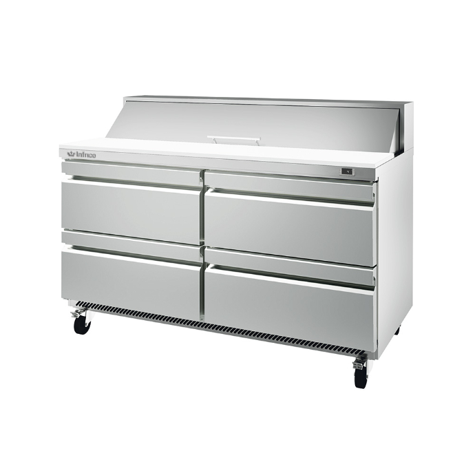 UC60P4D Salad and Sandwiches Prep Table with Drawers