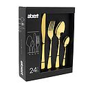 24 Piece Malaga gold inox 18/c