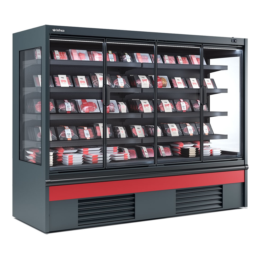 Multideck Fridge 1875x685x2000mm with doors (Rotterdam)