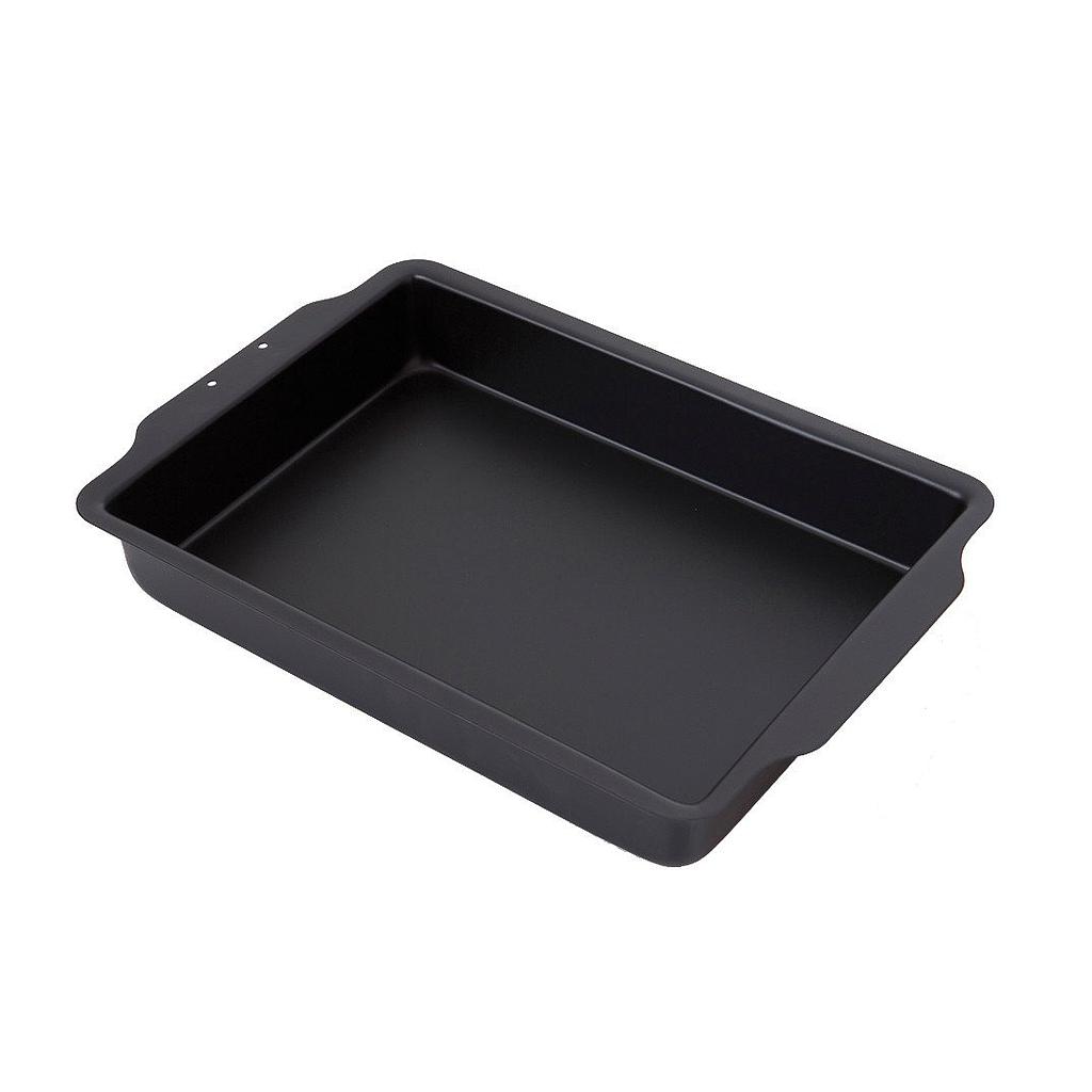 [MAU711030] Non-Stick Black Steel W 30 X L 21 cm Rectangular Mould
