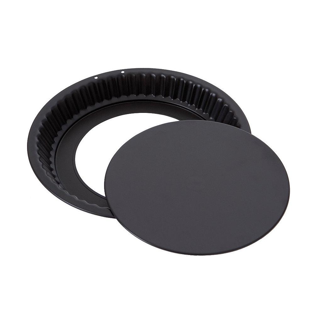 [MAU710928] M'Passion Tôle Tart Mold with Removable base with - handle 28cm