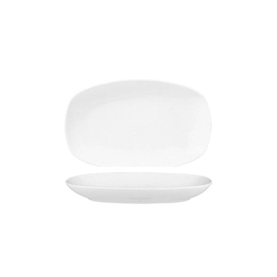 [GURKO40KY00] Oval Plate 40 cm (Havanna) White Porcelain