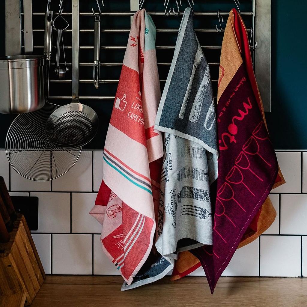 [TISTEATOWEL] 100% French Cotton Tea Towels