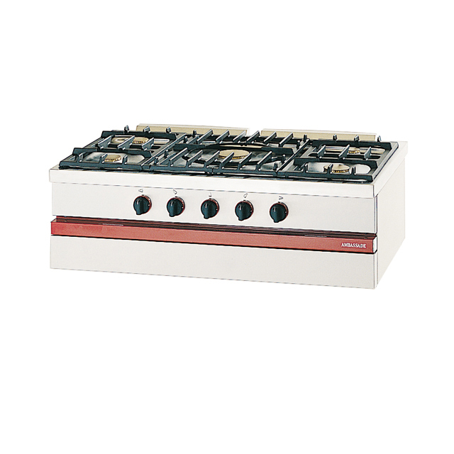 [AMBCSG1050P] 1000 Counter Top 5 Gas Burners
