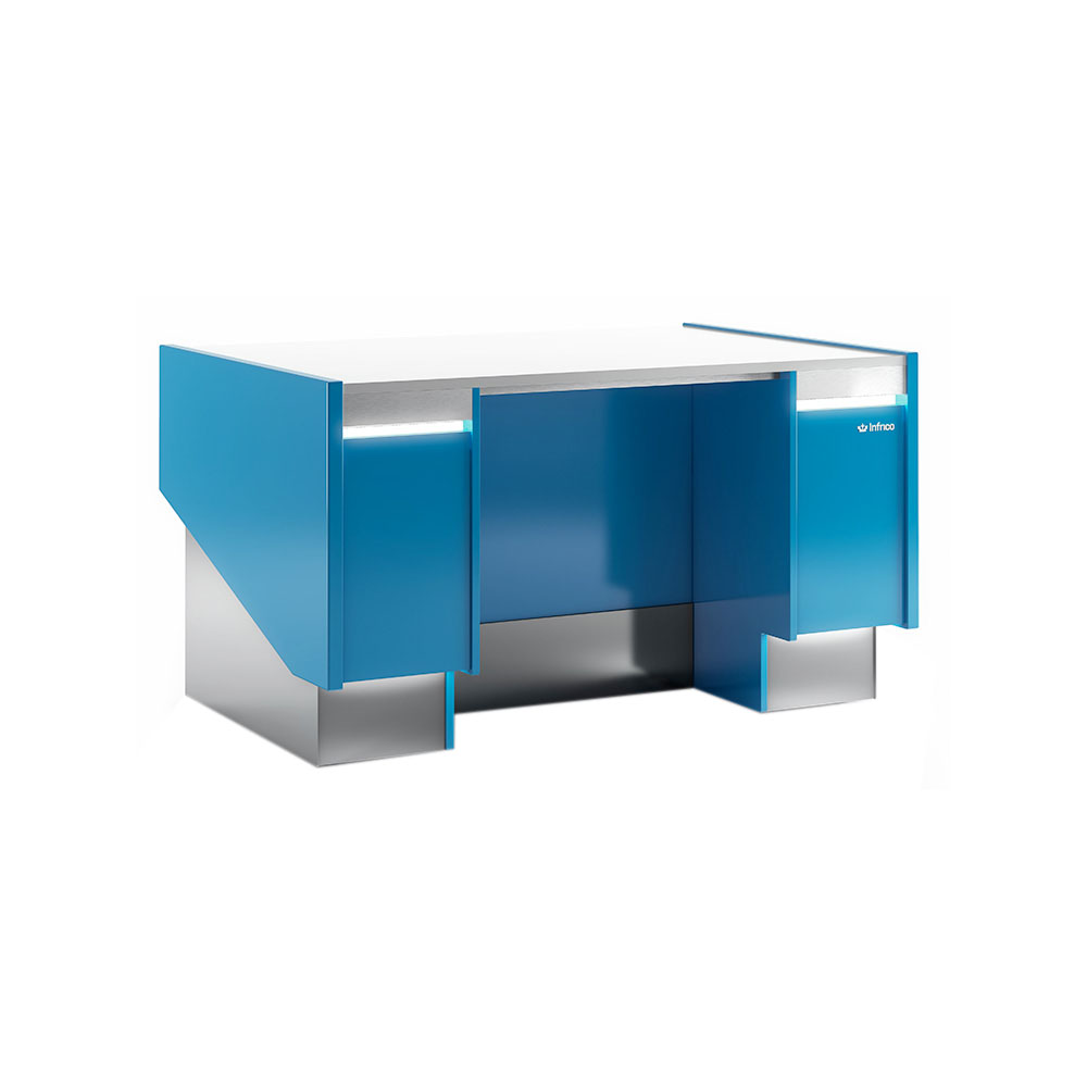 [INFVLY12M] 1250mm Counter Case With Quartz Worktop