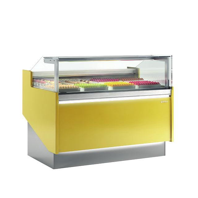 1250mm Pastry Display Case With Counter Top Shelf