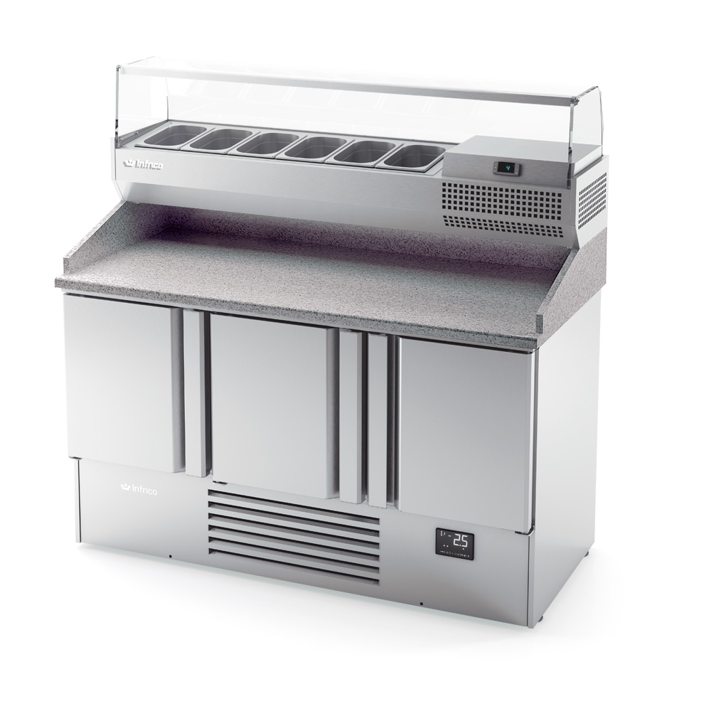 [INFME1003VIP] 1500mm Pizza Undercounter With 3 Doors