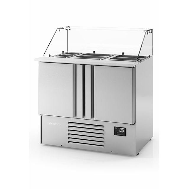 [INFME1000KB] 1500mm Pizza Undercounter With 3 Doors