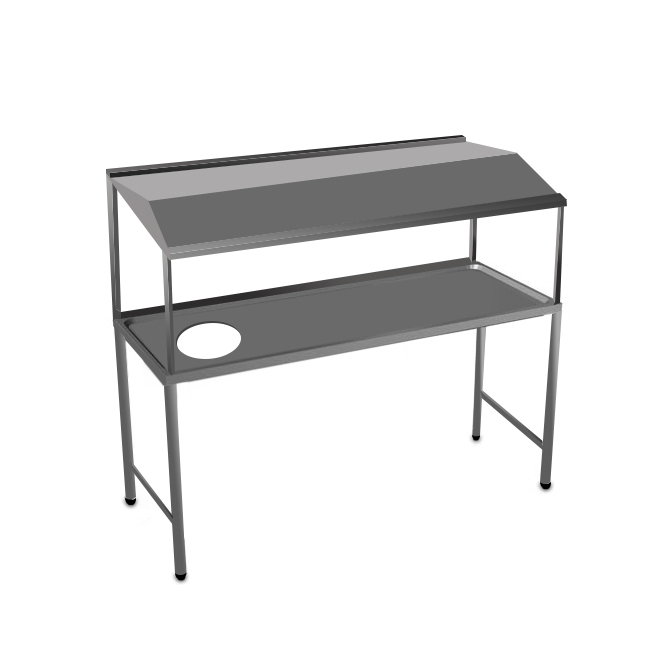 [METTA4DU2T160] 1600mm Double (2 T) Dump Table