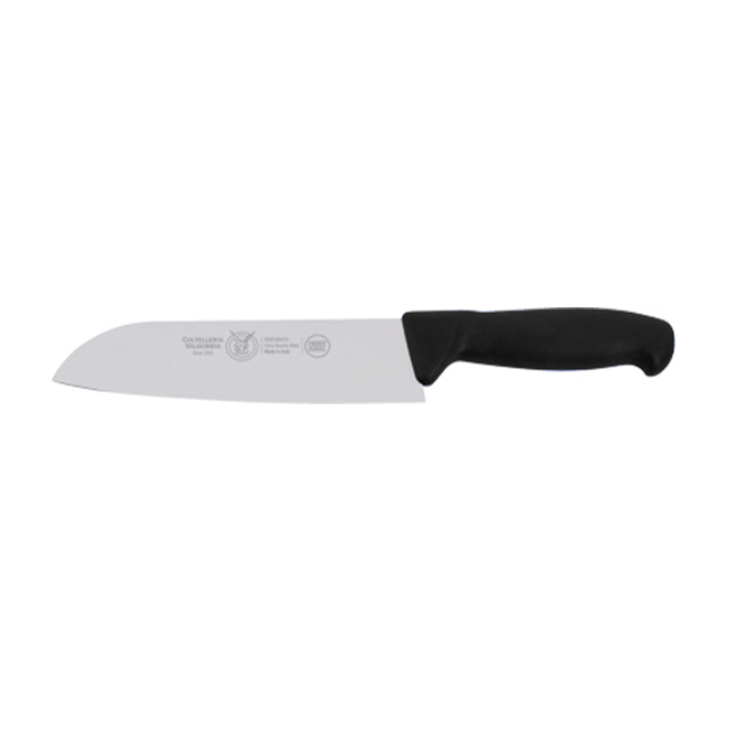 [VALCP00ST18N] 18 cm Santoku Knife Black Handle