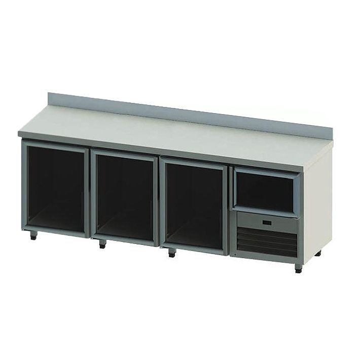 [METUFPTGD283035] 3.5  Glass Door Underbar Fridge With Adjustable Shelves