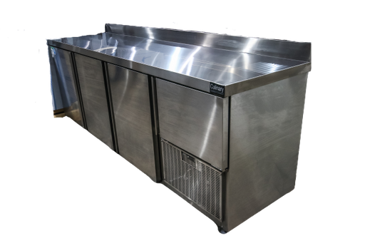 [METUFSBSD238035] 3.5 Stainless Steel Door Underbar Fridge With Splashback