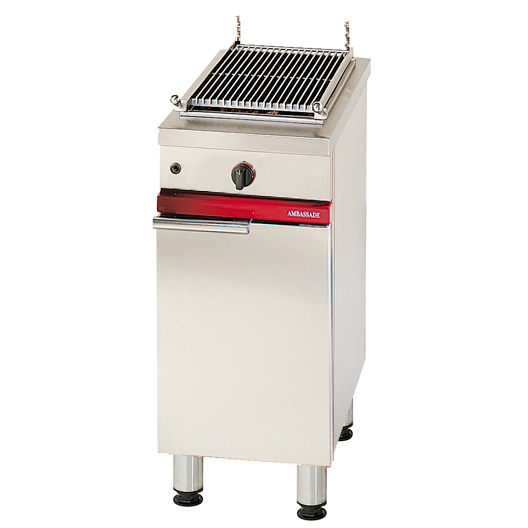 [AMBCMG410CKG] 400 Cabinet Lava Stone Gas Grill + Door (CPM400) & Shelf Supp (ECH400)