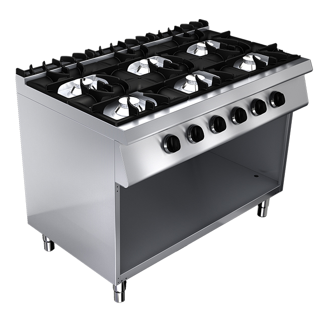 [KUSG7K201G-W] Kusina 700 Series Cooker W/ Gas 6 Burners 1200x730x900mm