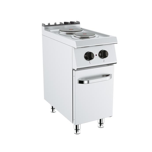 [KUSG7K100E] Kusina 700 Series Cooker W/ Electric 2 Round Plates, Cupboard 400x730x900mm