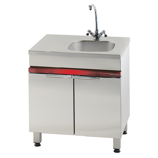 [AMBCMA801BCFD] 800 Cabinet Right-Hand Sink + 2 Doors