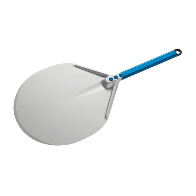 [GIMA32C] Azzura Ultra-Light Round ø33cm Pizza Shovel Aluminium Peel, 33cm handle