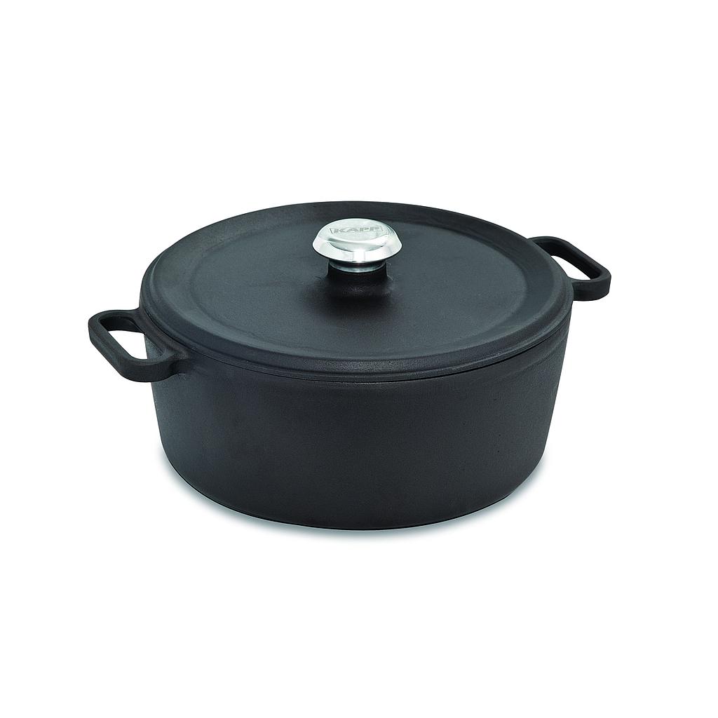 [SEY48211128] Cast Iron Pot Black Ø28 cm 6,8 Lt