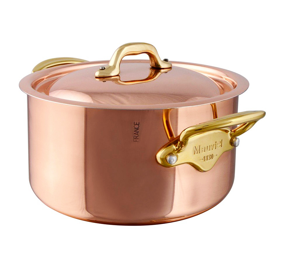 [MAU672220] M'150 B Cocotte with lid with bronze handle 20cm