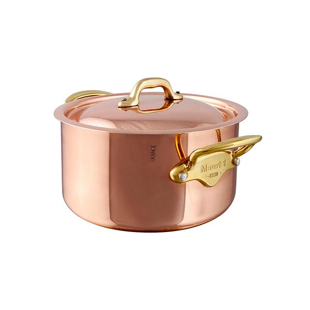 [MAU672224] M'150 B Cocotte with lid with bronze handle 24cm