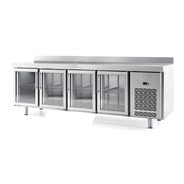 Series Im 4 Door Glass Undercounter Fridge (No Splashback)