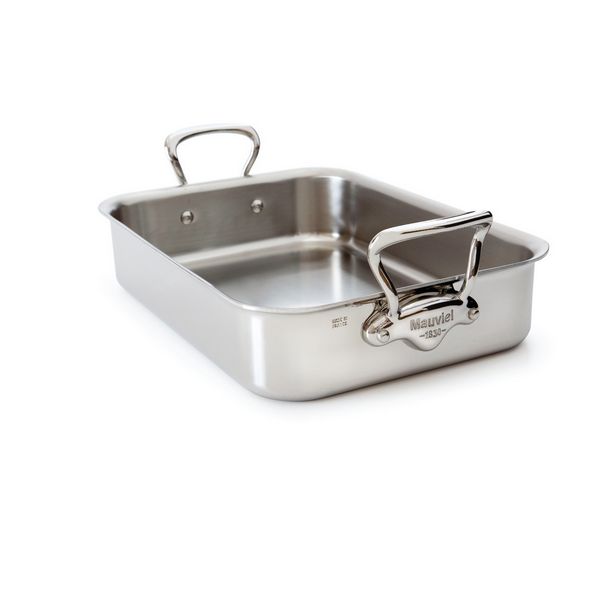 [MAU521735] M'Cook Roasting pan  with stainless steel handle 35 * 25 cm