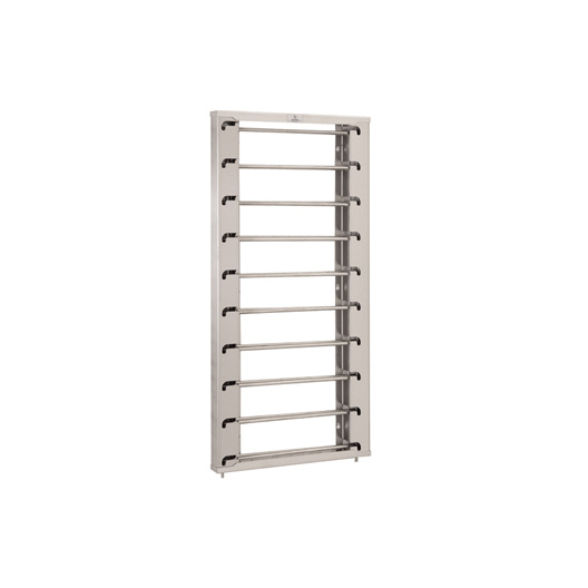 [MAT845010] S/S Foldable Wall Rack 10 Shelves