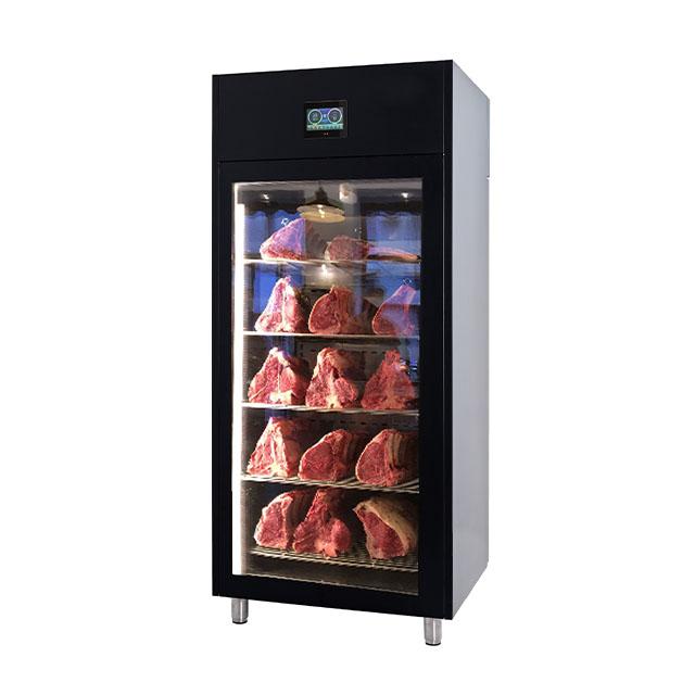 [GRUKMS900PVB] Black Dry Aging Fridge, Single Glass Door