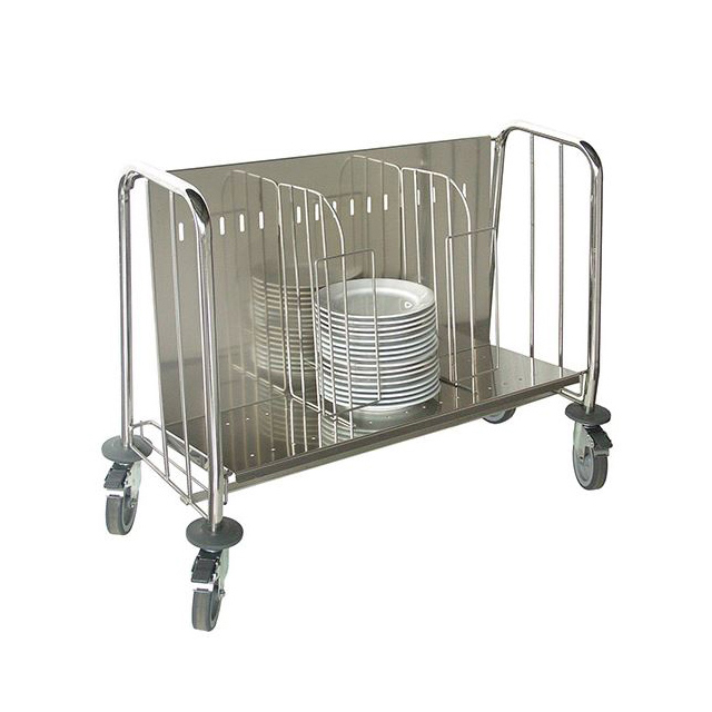 [SOFCPA200] S/S Plates Trolley With Wheels & Brakes