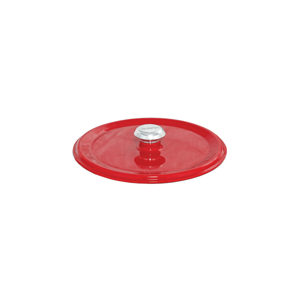 [SEY48012428] Red 28 cm Lid For Cast Iron Shallow Pot