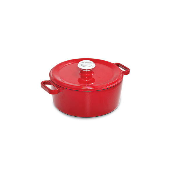 [SEY48011124] Cast Iron Pot Red Ø24 cm 4,93 Lt