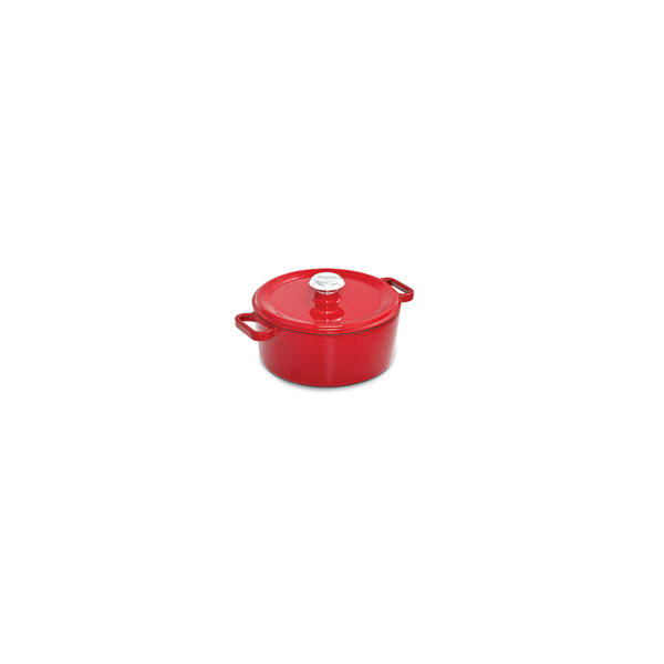 [SEY48011110] Cast Iron Mini Pot Red Ø10 cm 0,35 Lt