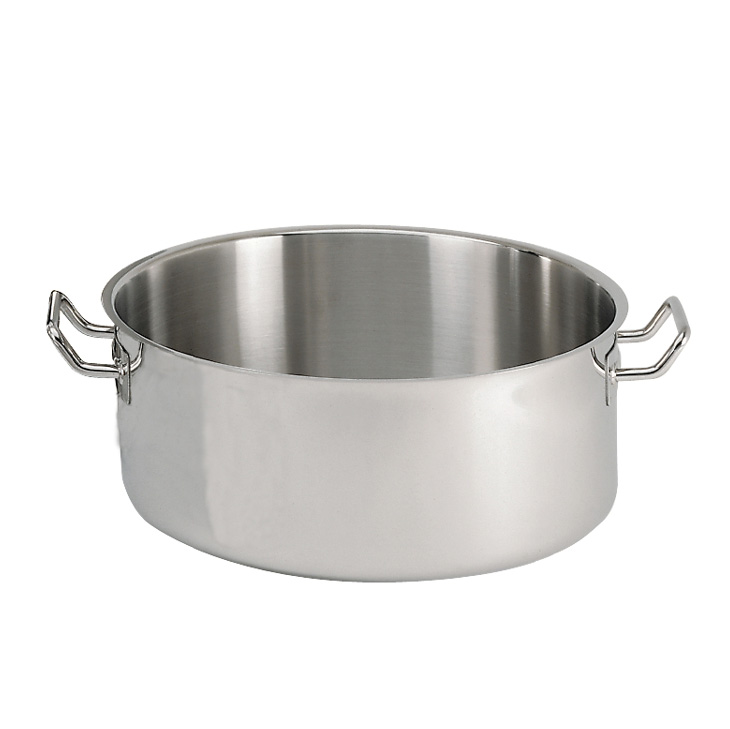 [DEB344420] S/S 20 cm Stew Pan With Pouring Lip & 2 Handles
