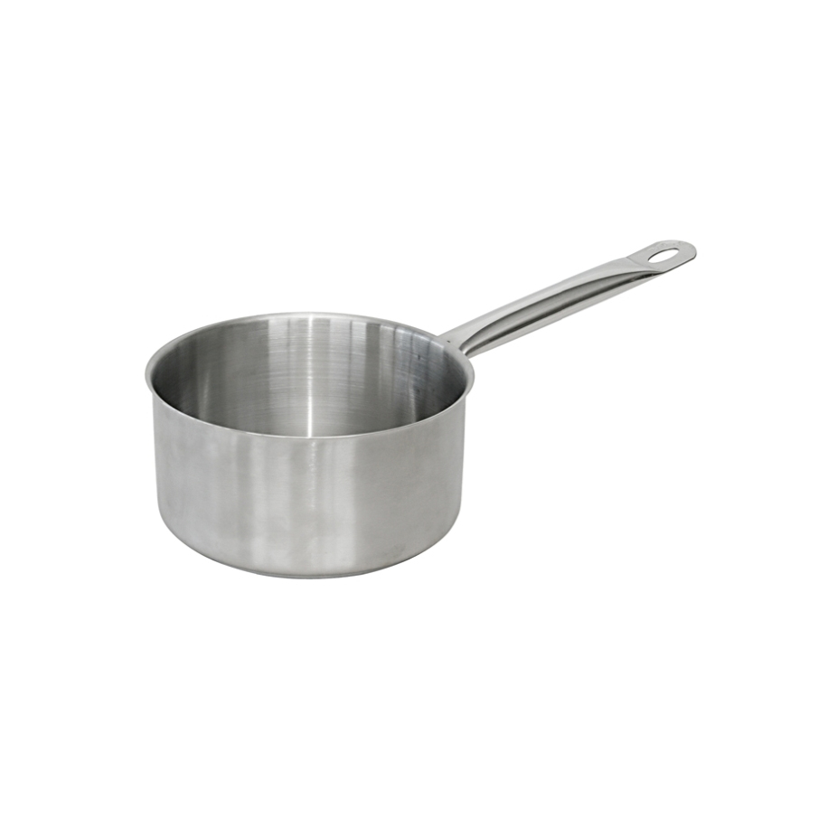 [DEB346824] S/S 24 cm Sauce Pan With Pouring Lip & Handle