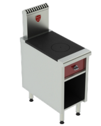 [CHAV01953] Pro900 Gas Solid Top, 7 Kw, Open Base - 1 Floor