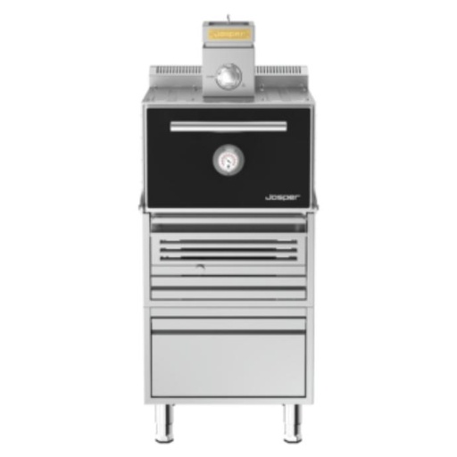 [JOSHJX45LBCNC] Josper Charcoal Oven HJXS80WTD, Stainless Steel Table With Black Door