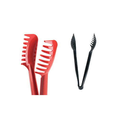 [MAT650144] Exoglass L 24 cm Black Spaghetti Tongs Heats To 220°C