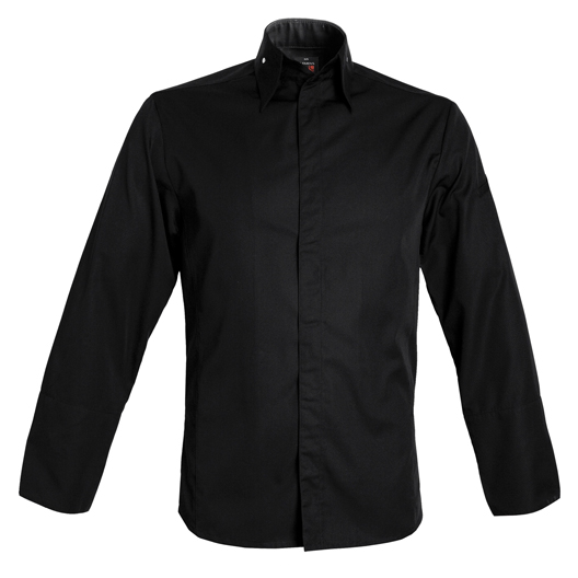 [CLEMILANOIRM] Milano  Man 1/M Black Long Sleeve Maître D' Jacket