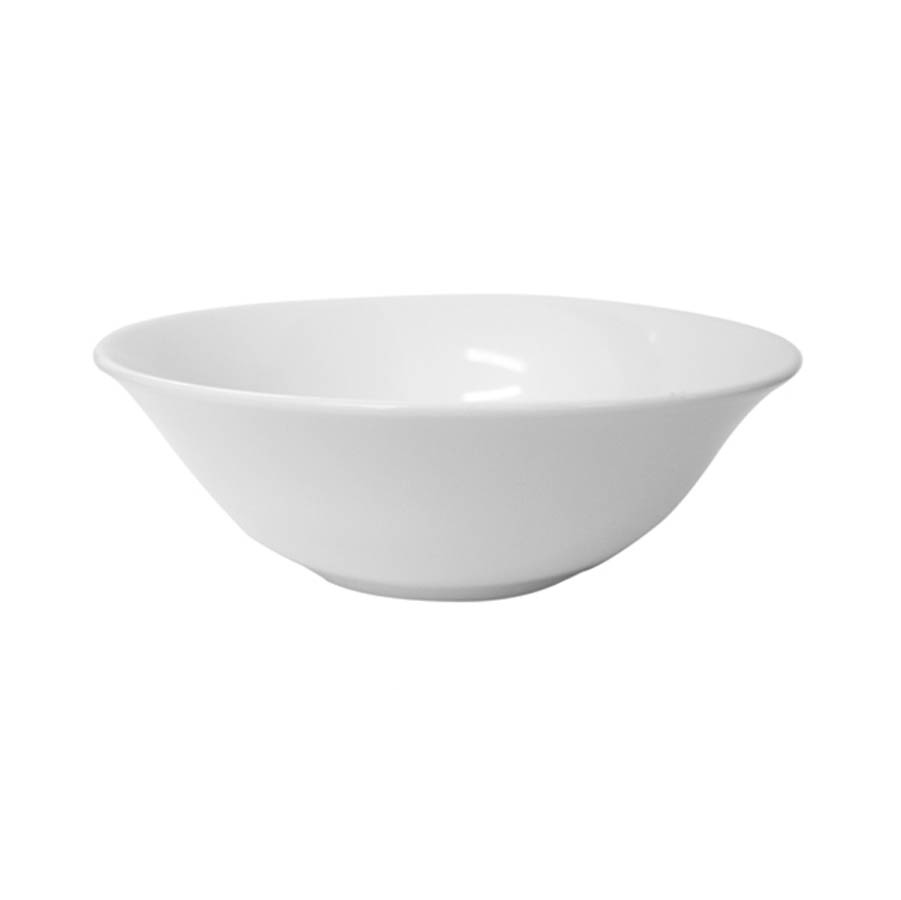 [GUREO19KK00] Bowl 19cm (Eo) White Porcelain