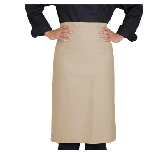 [CLECANN229] Cannelle  Beige 3/4 Apron