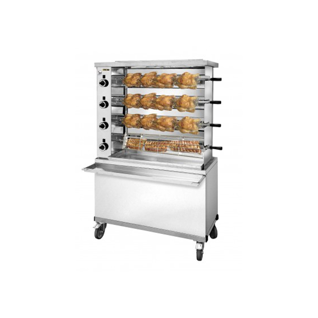 [SOFITD24A] 4 Spit Prelude Rotisserie In Full S/S With Glass Door