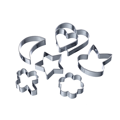 [WSM30502280] 6 Assorted Garnishing Biscuit Cutters