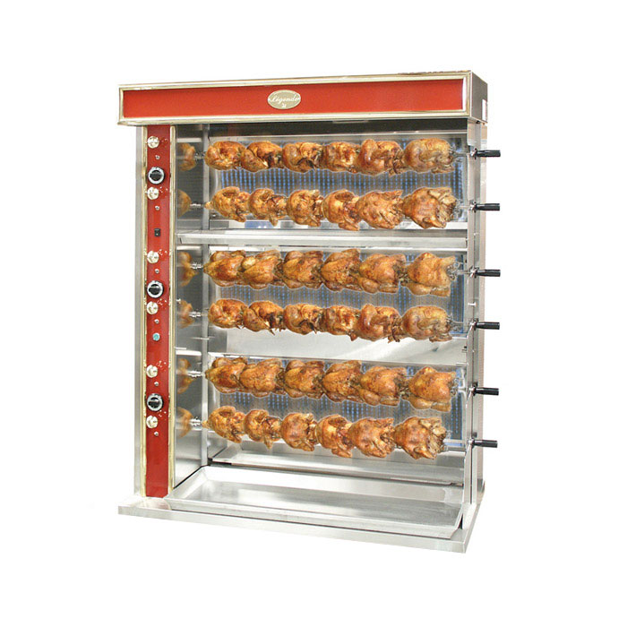 [SOFITLR6] 6 Spit Legend Rotisserie Glass Door with frame, un-spitting drawer and sauce tray