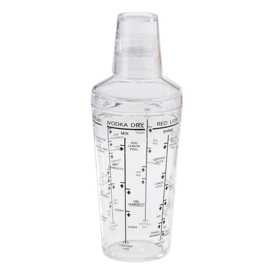 [WSM62892260] Acrylic Casablanca Cocktail shaker  0.5 Lt