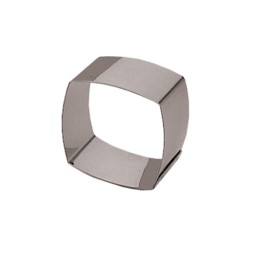 [MAT375015] S/Steel Hexagon W 6.7 X D 6.7 X H 3 cm Ring